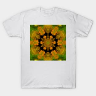 Psychedelic Hippie Yellow and Green T-Shirt